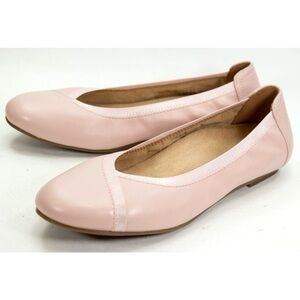 VIONIC Spark Caroll Womens US 8 Light Pink Ballet Leather Flats Comfort Classic